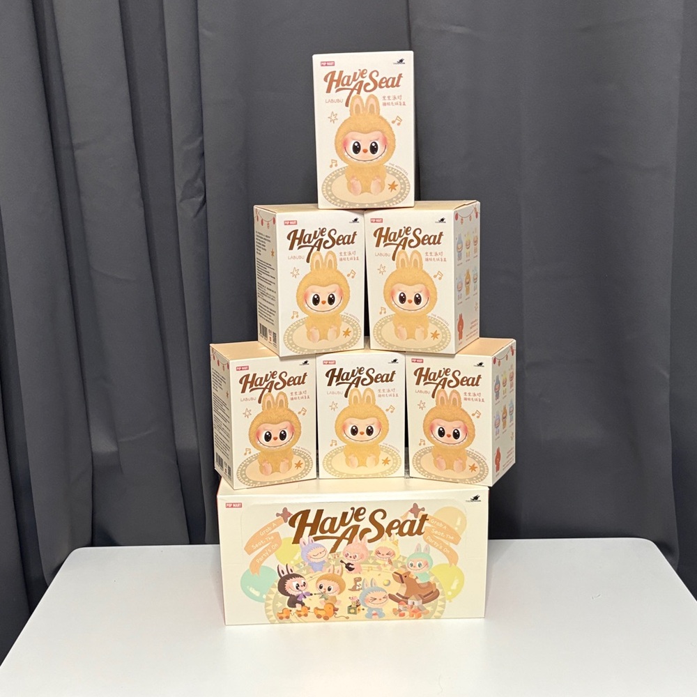 Have A Seat Bunny Doll Set - Cream